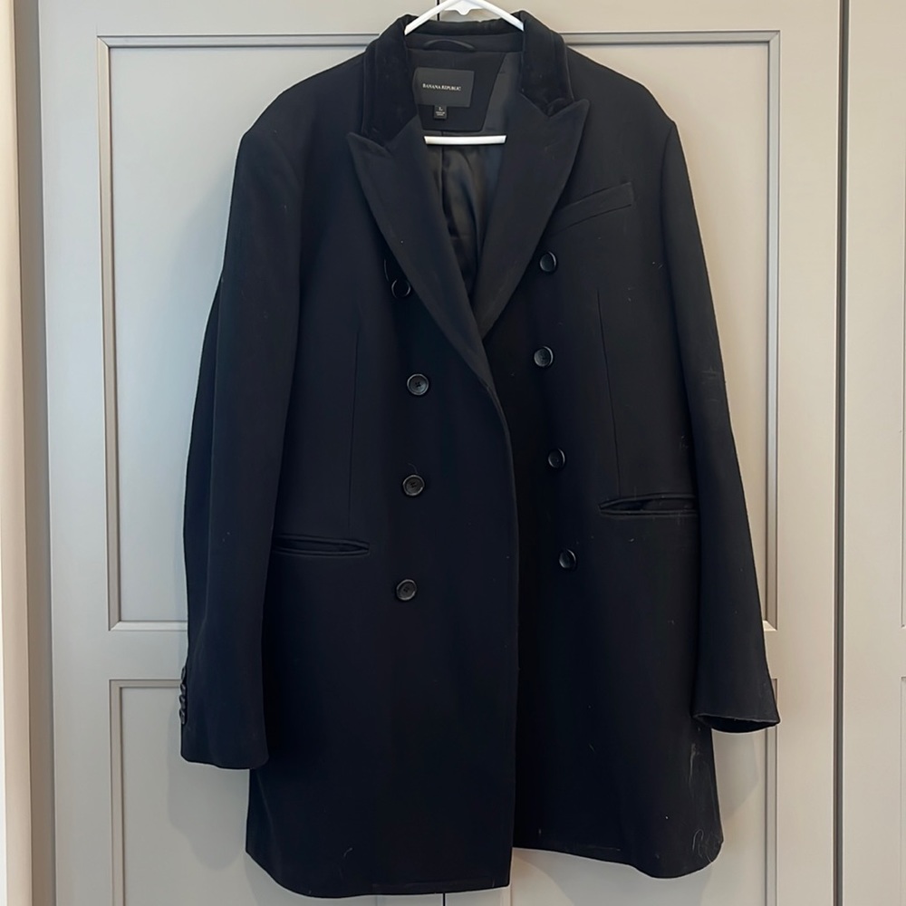 Black Banana Republic Men’s wool jacket